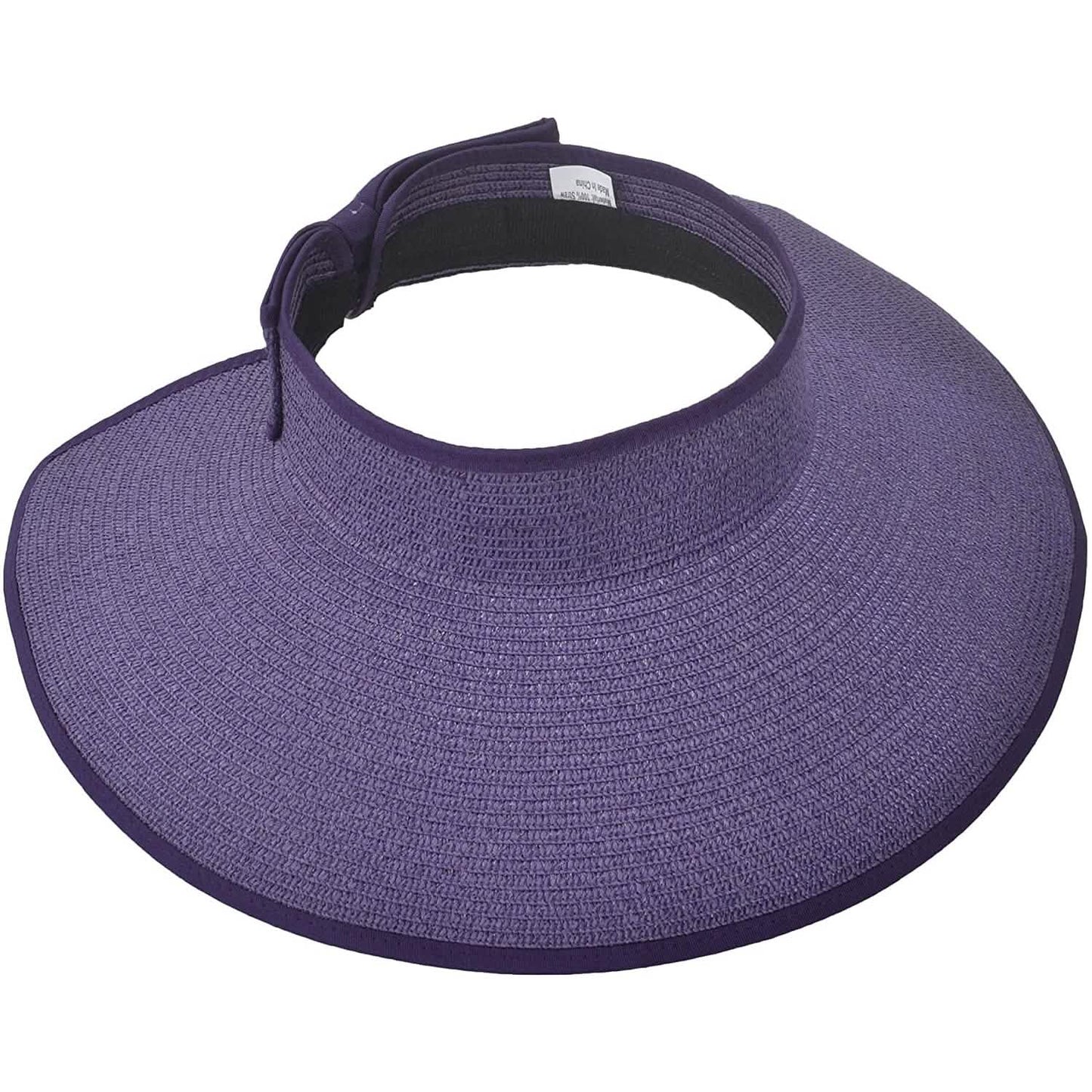 Women's Wide Brim Roll-up Straw Sun Hat Sun Visor DailySale