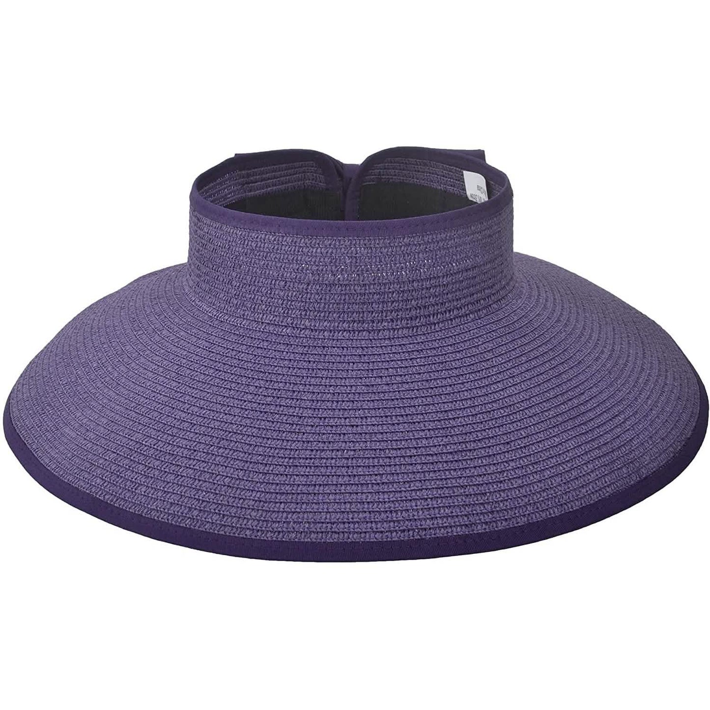 Women's Wide Brim Roll-up Straw Sun Hat Sun Visor DailySale