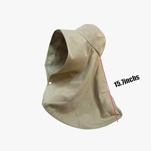 Women's Wide Brim Shawl Sun Hat with Neck Cover DailySale