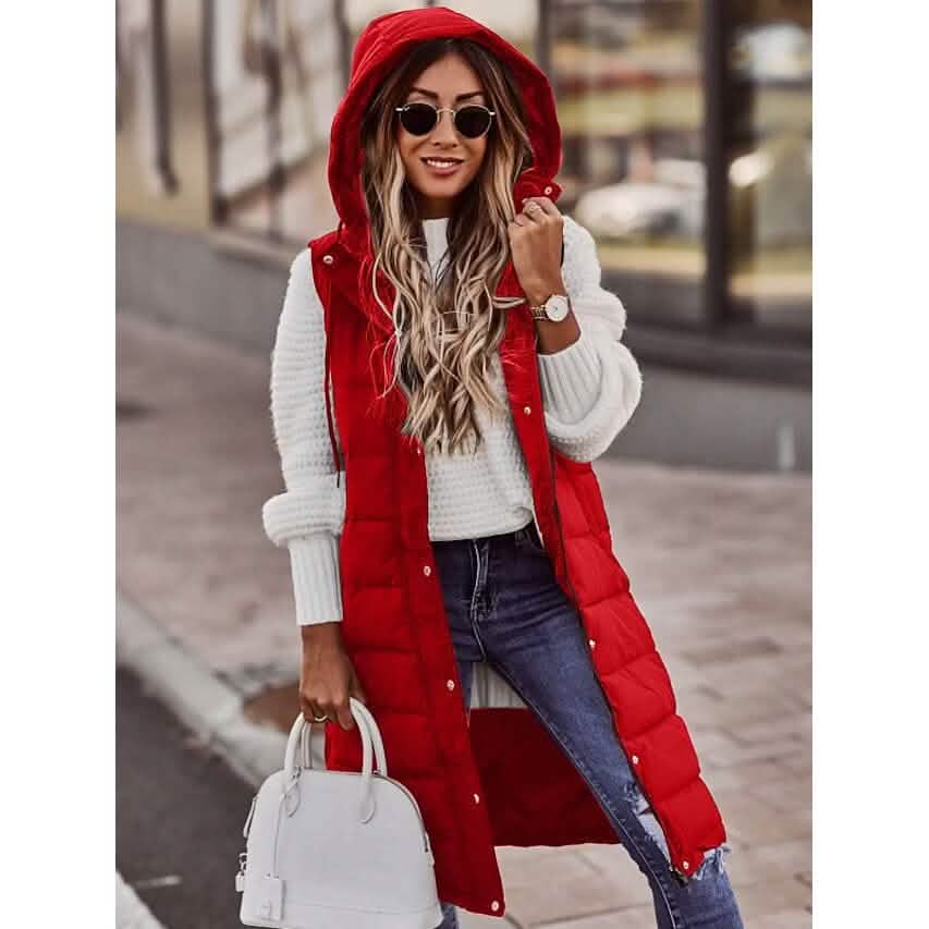 Women's Winter Jacket Vest Long Coat Regular Fit DailySale