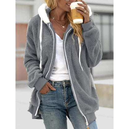 Women's Zip Fleece Hoodie Sweatshirt DailySale