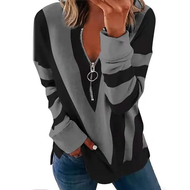 Women's Zip Shirt Long Sleeve DailySale