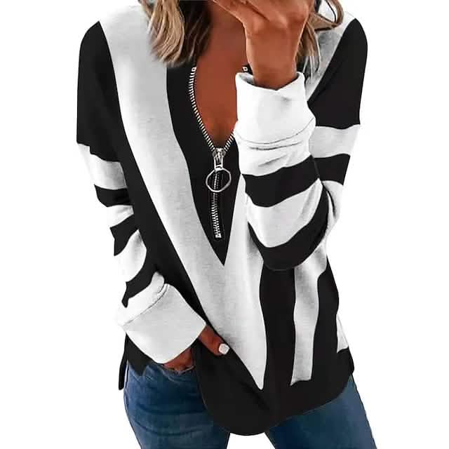 Women's Zip Shirt Long Sleeve DailySale