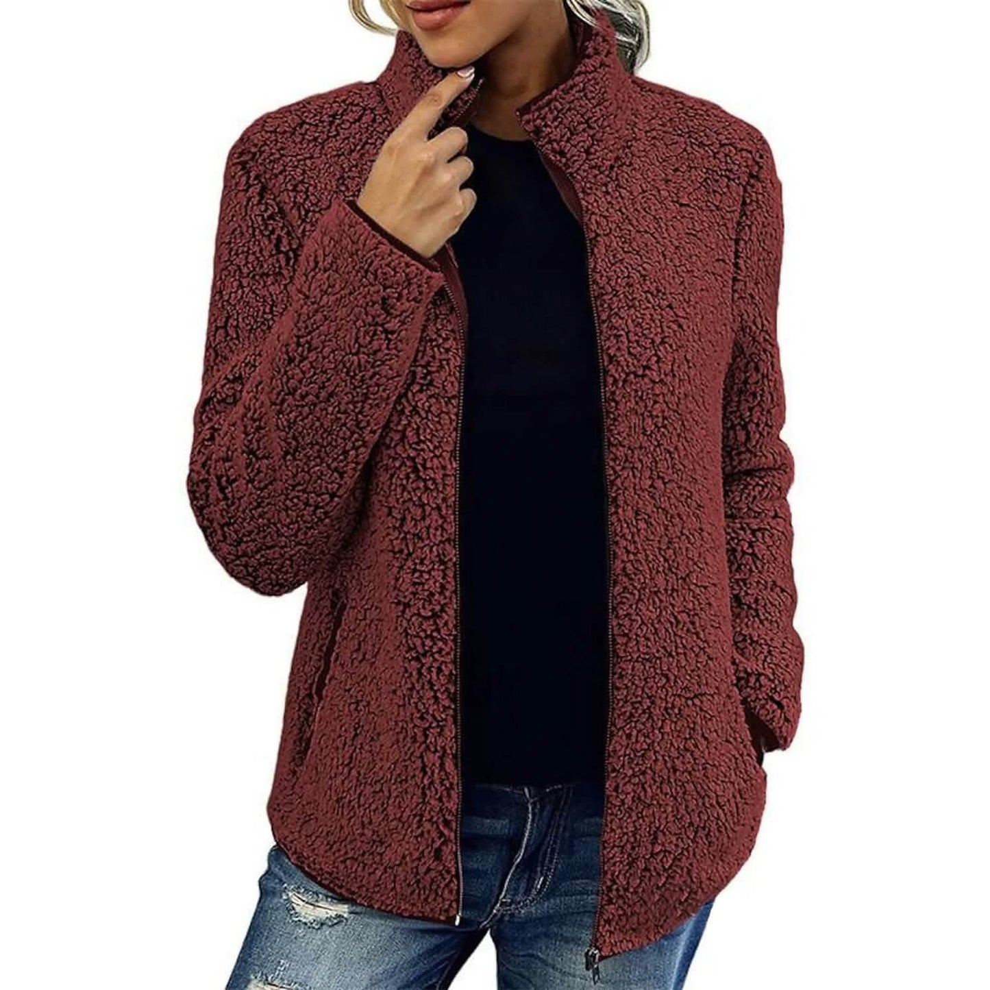 Women's Zip Up Jacket Long Sleeve DailySale
