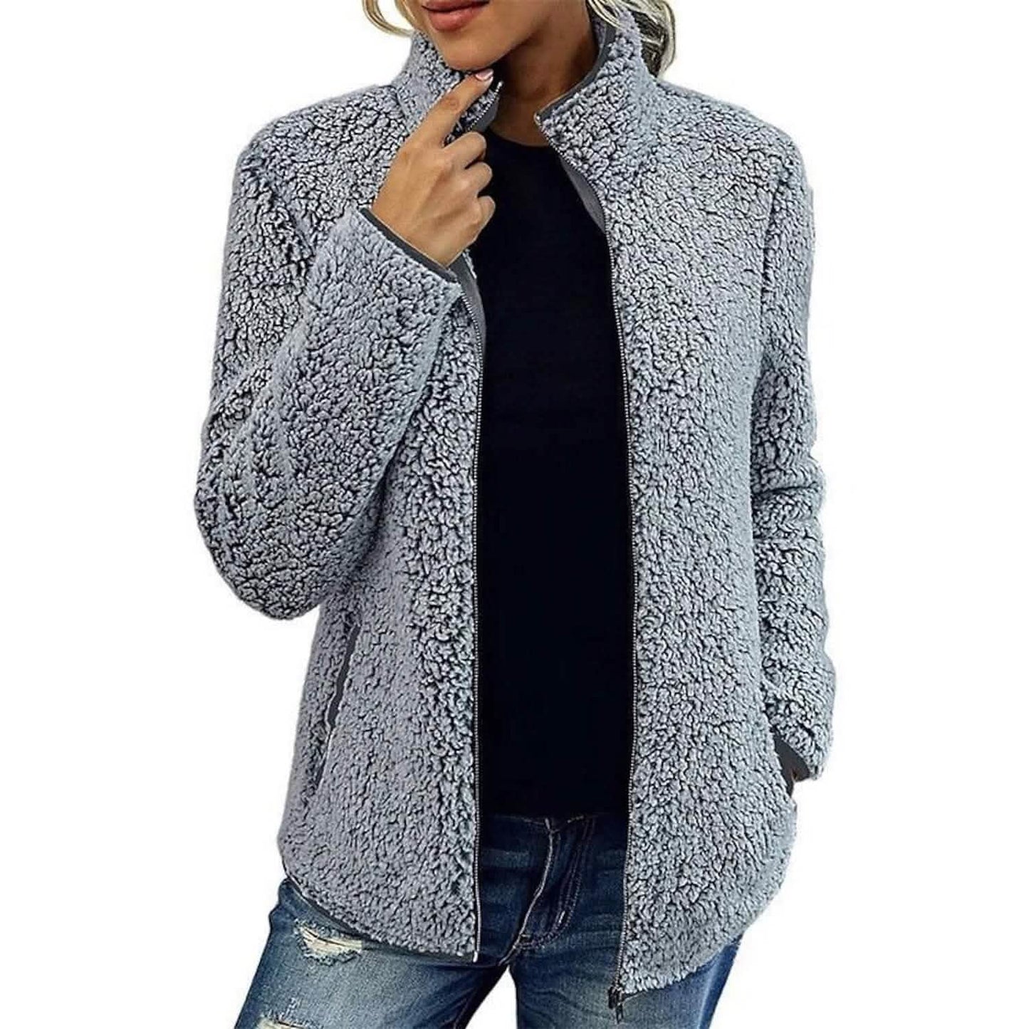 Women's Zip Up Jacket Long Sleeve DailySale