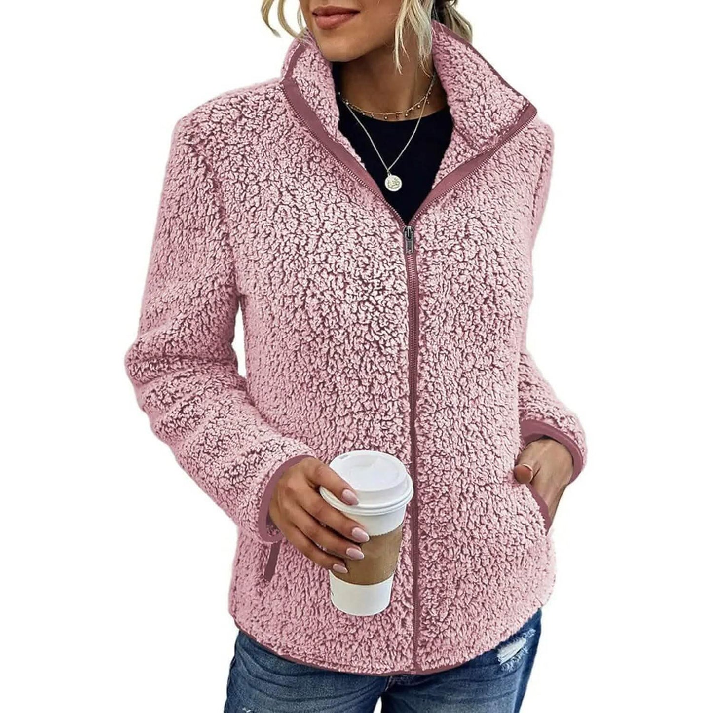 Women's Zip Up Jacket Long Sleeve DailySale