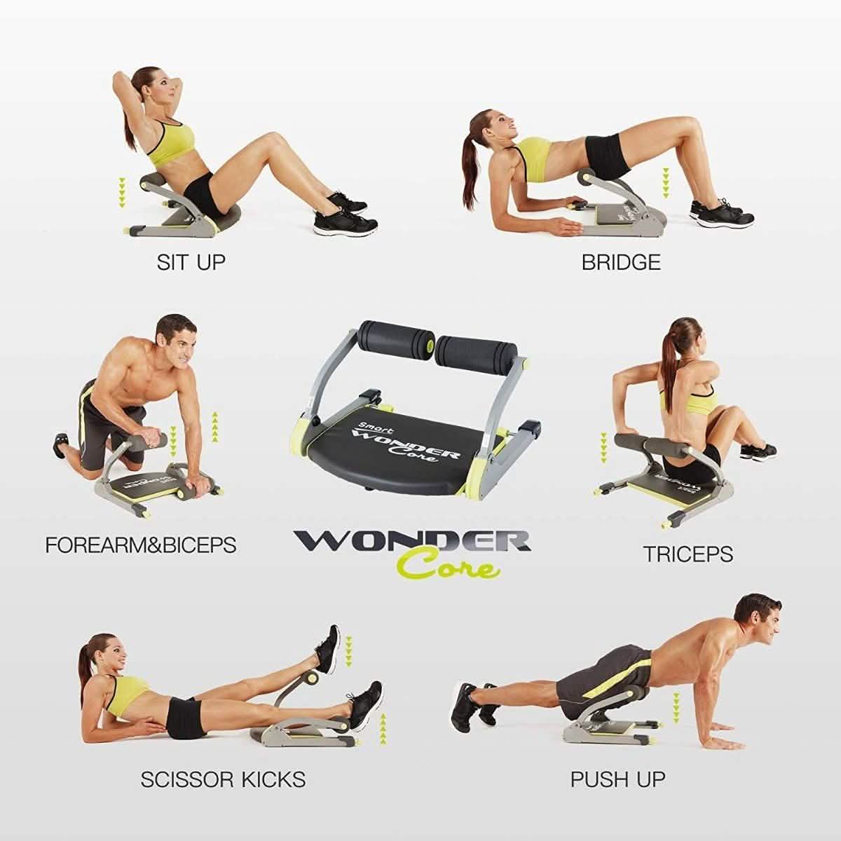Wonder Core Smart Fitness Exercise Equipment DailySale