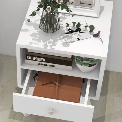 Wood Nightstand with Drawer DailySale