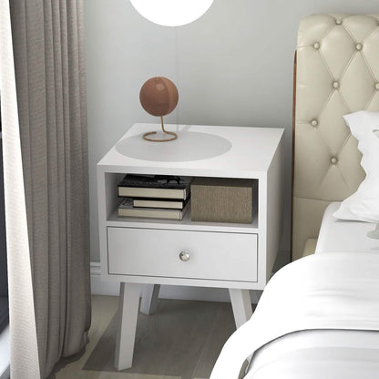 Wood Nightstand with Drawer DailySale