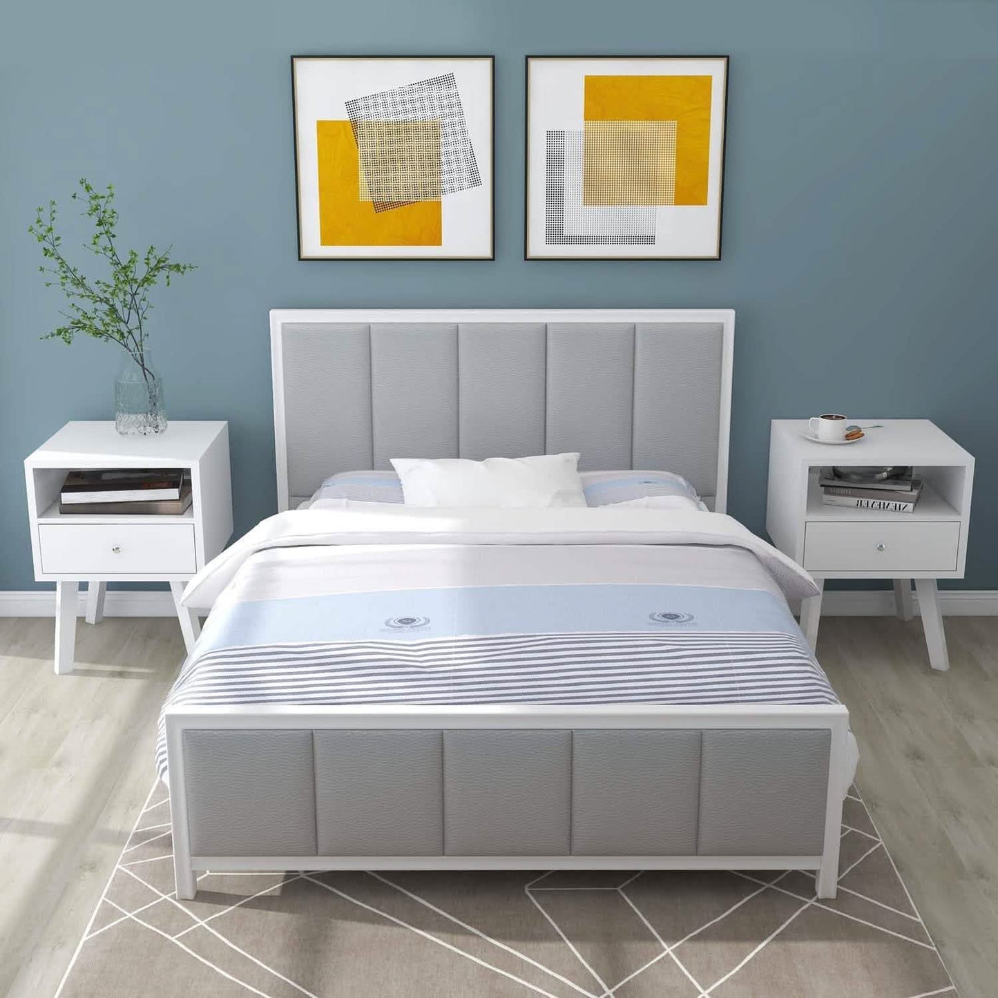Wood Nightstand with Drawer DailySale