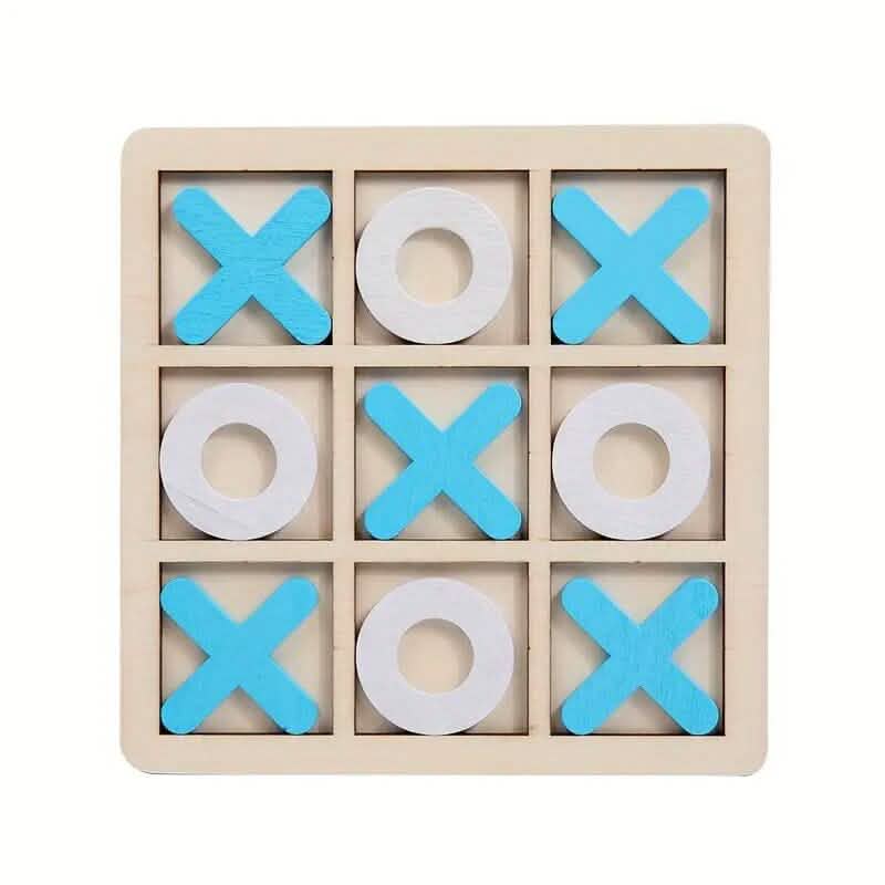 Wood Tic-Tac Toe XOXO Board Game DailySale