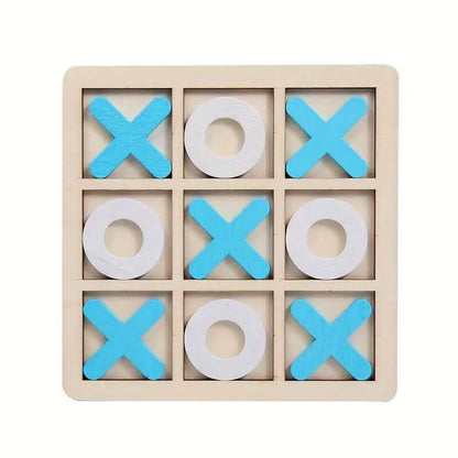 Wood Tic-Tac Toe XOXO Board Game DailySale