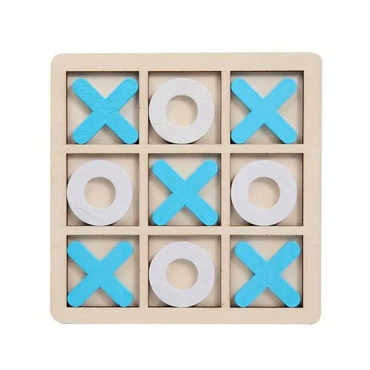 Wood Tic-Tac Toe XOXO Board Game DailySale
