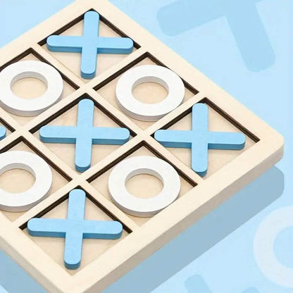 Wood Tic-Tac Toe XOXO Board Game DailySale