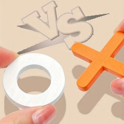 Wood Tic-Tac Toe XOXO Board Game DailySale