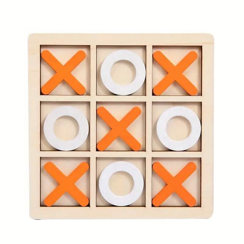 Wood Tic-Tac Toe XOXO Board Game DailySale