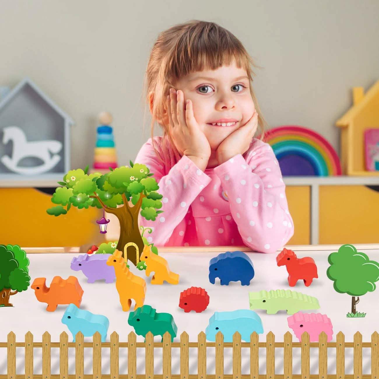 Wooden Stacking Toy for Kids DailySale