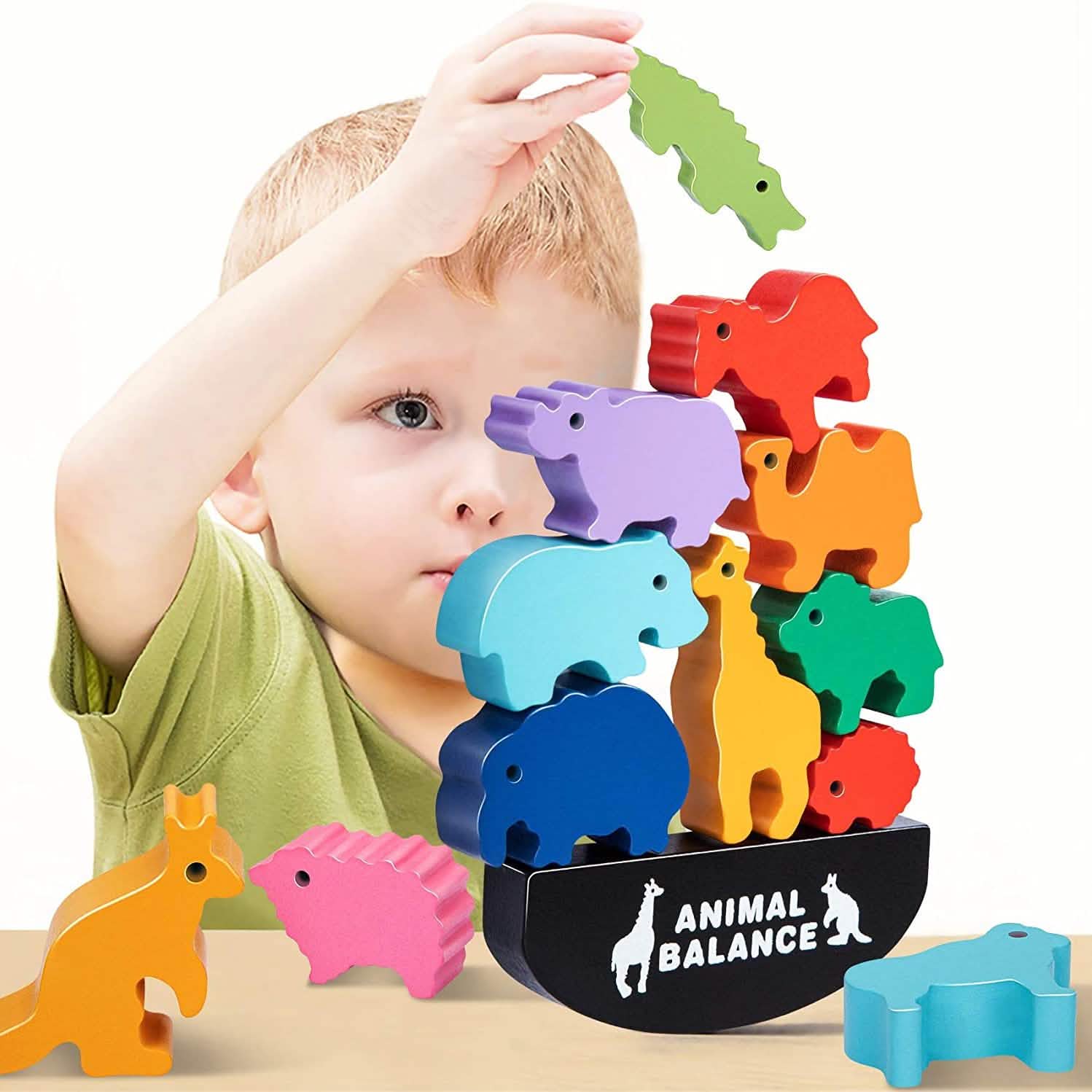 Wooden Stacking Toy for Kids DailySale