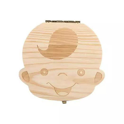 Wooden Storage Keepsake Box For Baby Teeth DailySale