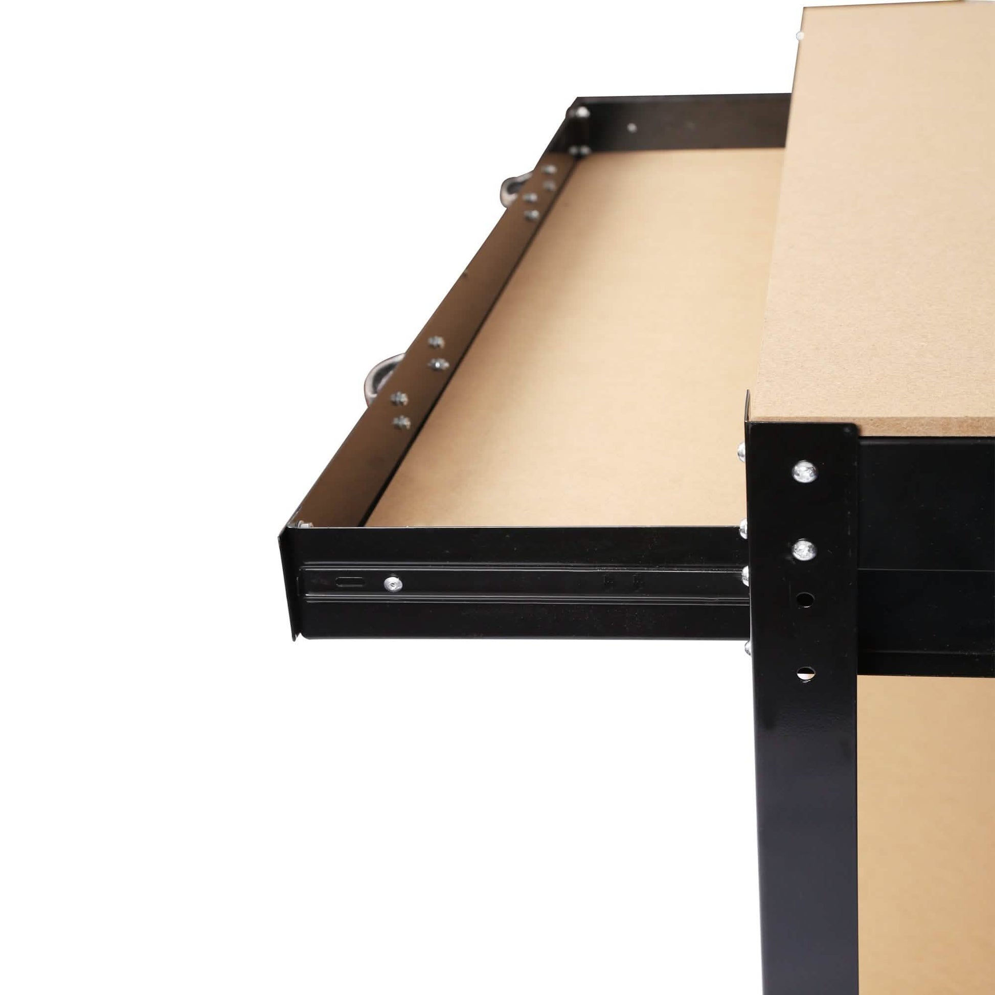 Work Benches for Garage Shop Work Station Tools Table with Peg Board and Drawers DailySale