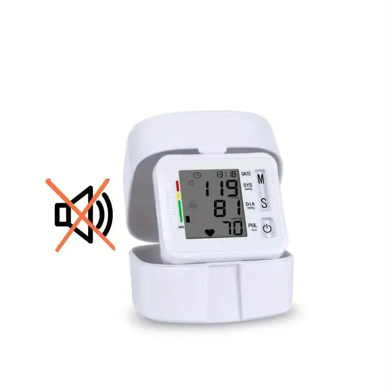 Wrist Blood Pressure Monitor with LCD Display, Adjustable Cuff with Irregular Heartbeat Detection DailySale
