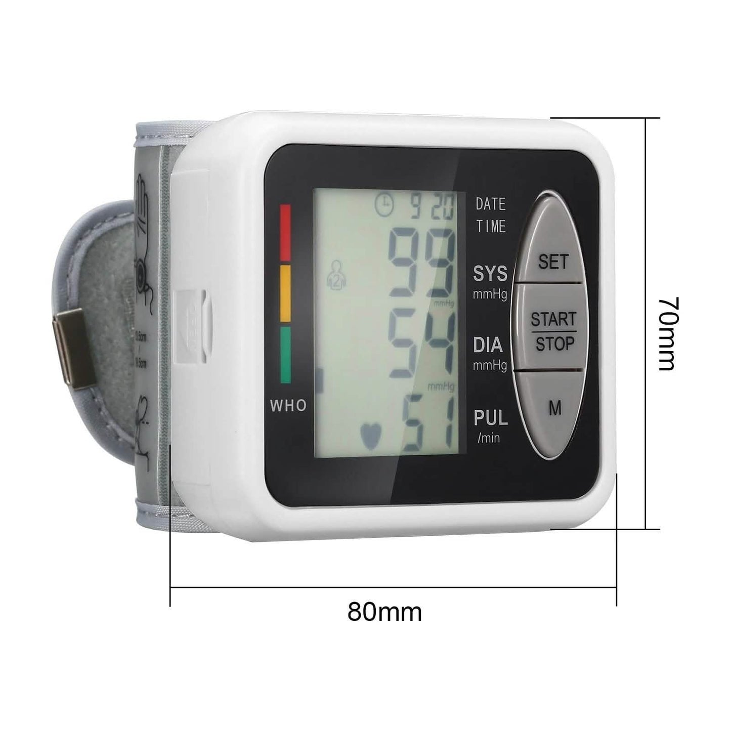 Wrist Electronic Sphygmomanometer Intelligent Electronic Blood Pressure Monitor DailySale