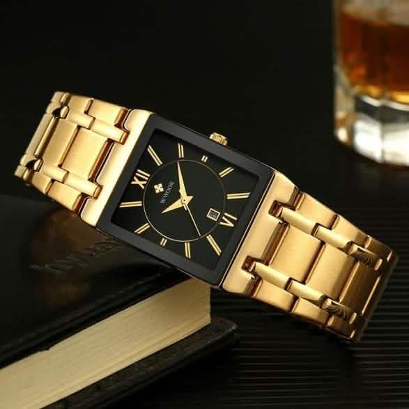 WWOOR Luxus Men Fashion Square Date Watch DailySale