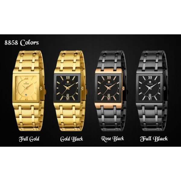 WWOOR Luxus Men Fashion Square Date Watch DailySale