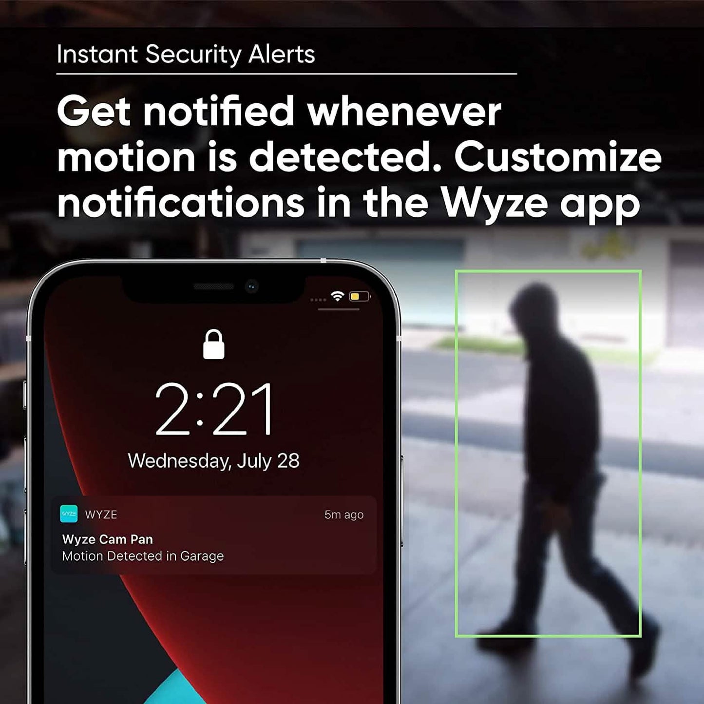 Wyze Cam Pan 1080p Wi-Fi Indoor Smart Home Camera - WYZECP1 (Refurbished) DailySale