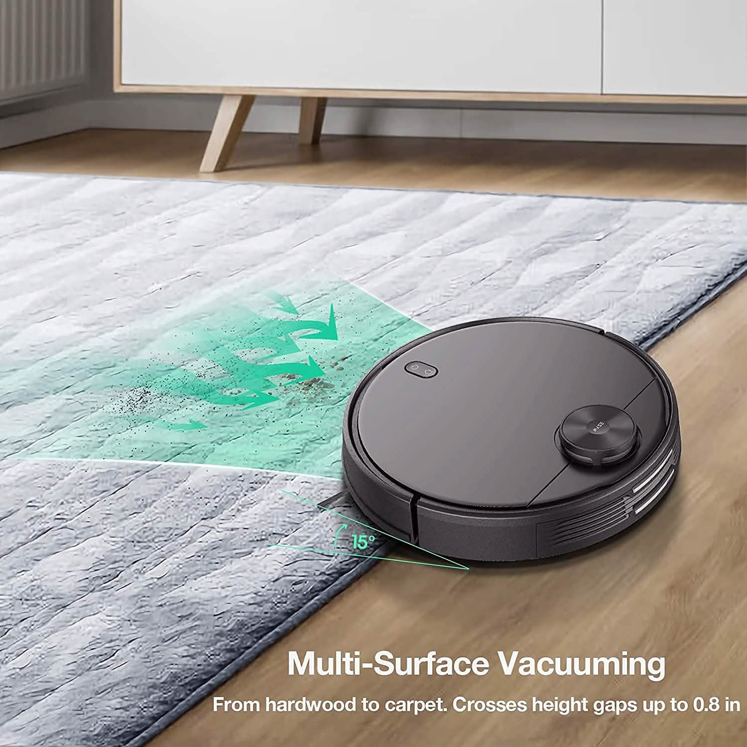 Wyze Robot Vacuum with LIDAR Mapping Technology (Refurbished) DailySale