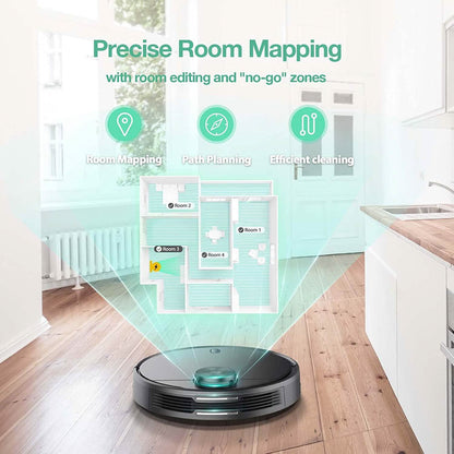 Wyze Robot Vacuum with LIDAR Mapping Technology (Refurbished) DailySale