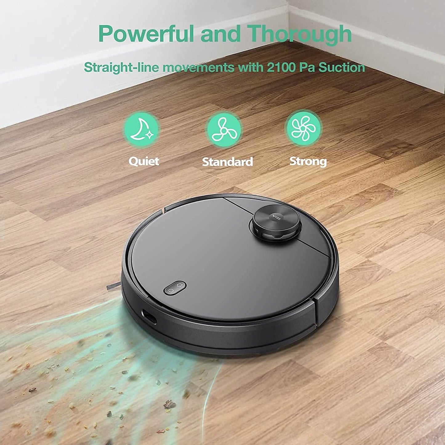Wyze Robot Vacuum with LIDAR Mapping Technology (Refurbished) DailySale
