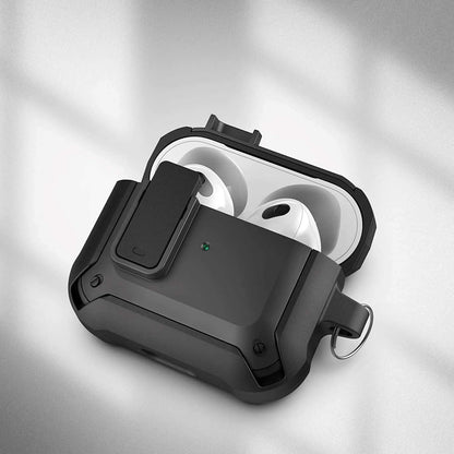 X-Armor for Airpods 3rd Generation Case with Locking Lid | Protective Carrying Pod with Carabiner Keychain (Airpods Gen 3) DailySale