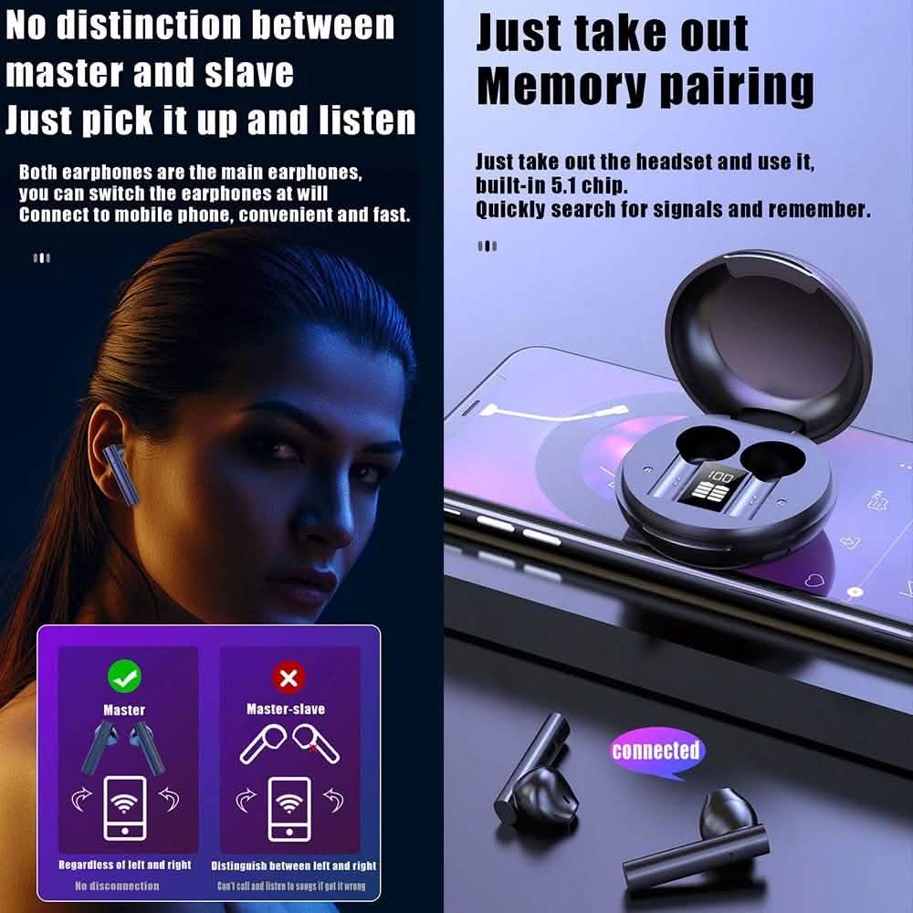 X10 TWS BT5.1 Waterproof HiFi Sports Headphones DailySale