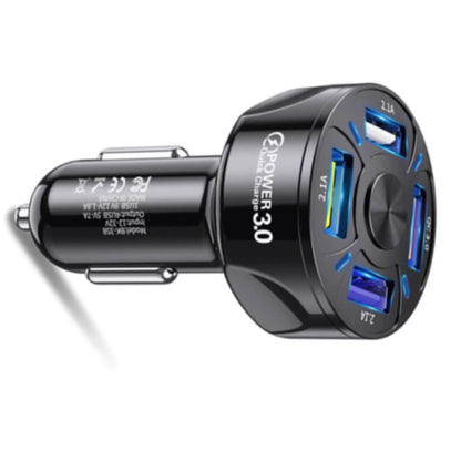 XIA LED 4 Port Rapid Car Charger DailySale