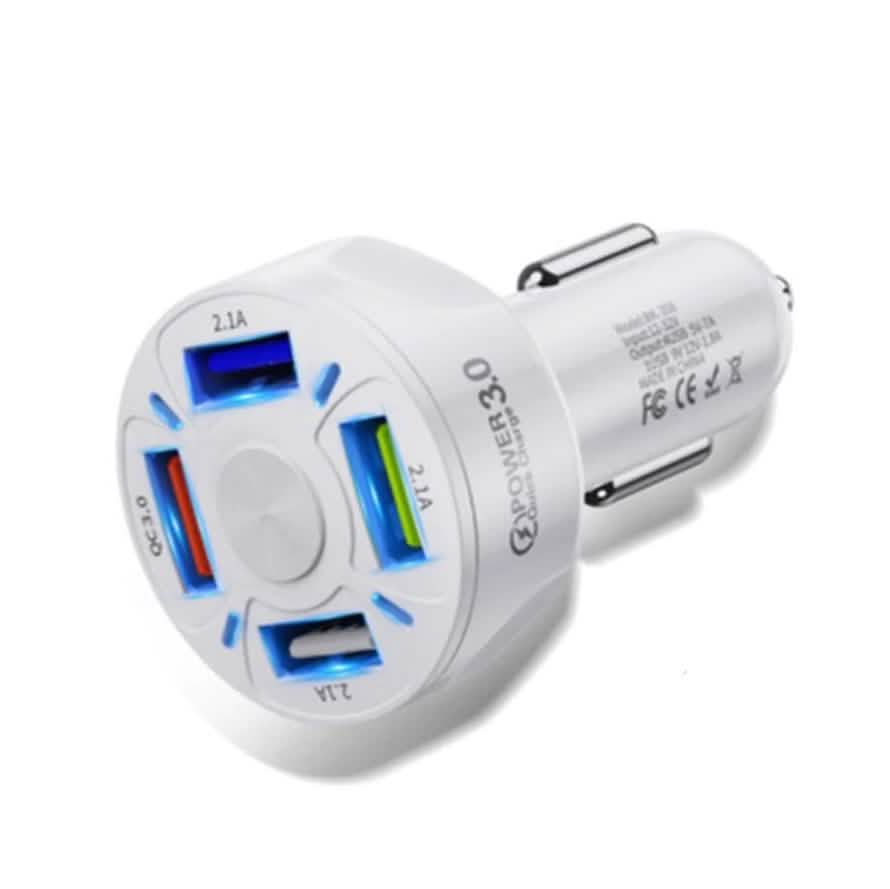 XIA LED 4 Port Rapid Car Charger DailySale