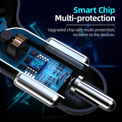 XIA LED 4 Port Rapid Car Charger DailySale