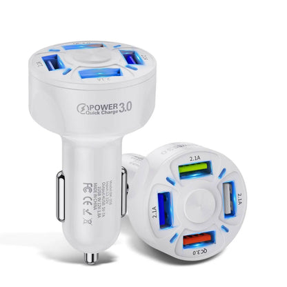 XIA LED 4 Port Rapid Car Charger DailySale