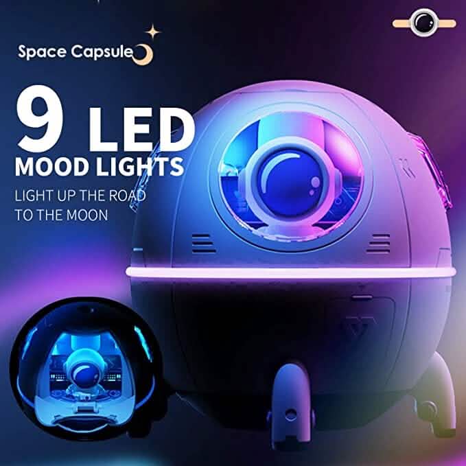 Xoali Small Cool Mist Humidifiers 220ML with Auto Shut Off and Night Light DailySale