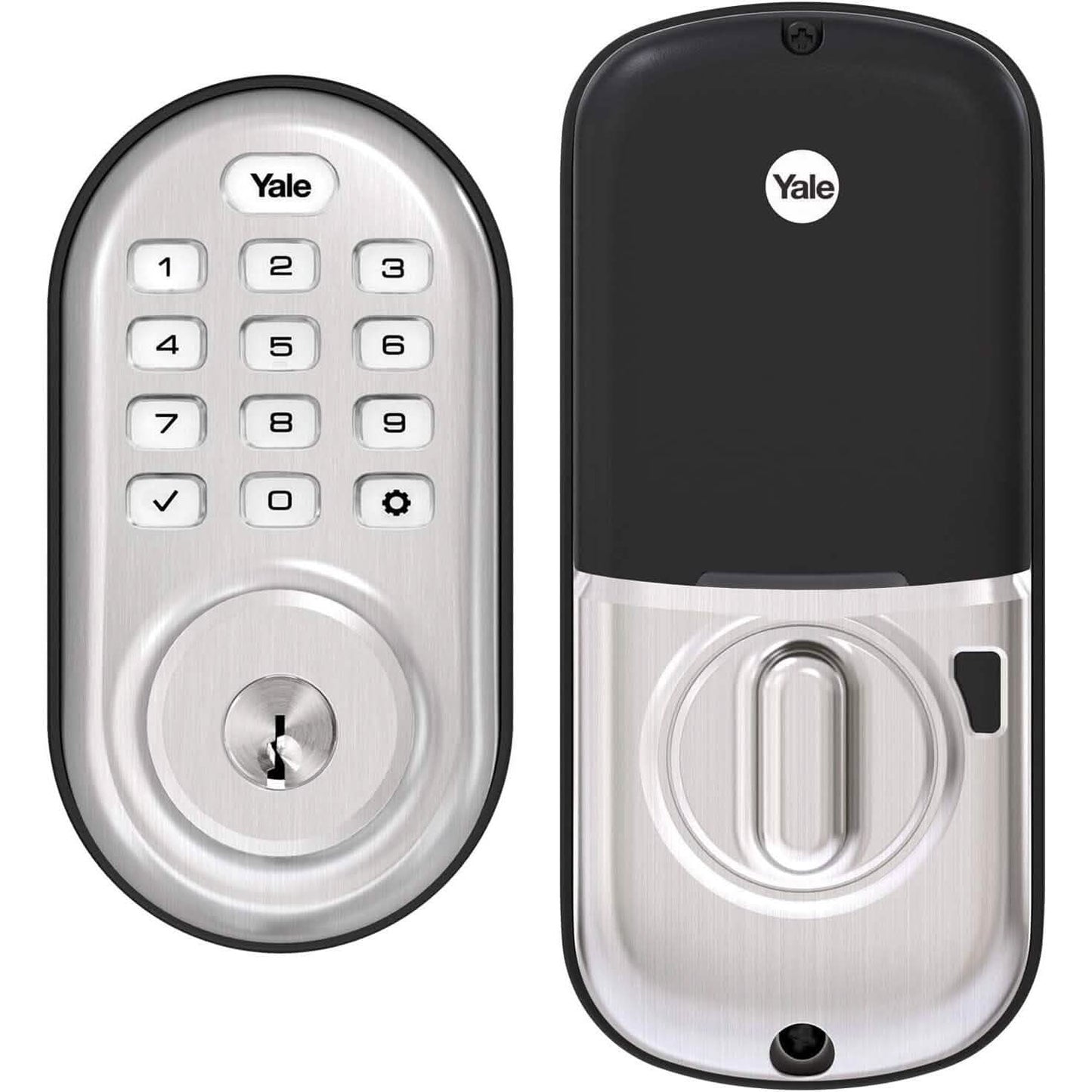 Yale Security Assure Keypad Door Lock Push Button YRD210-ZW-605 DailySale