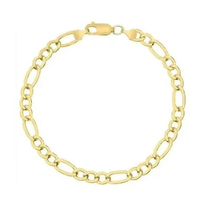 Yellow Gold Cuban, Mariner, Figaro, or Rope Bracelet Gold Filled High Polish Finish DailySale
