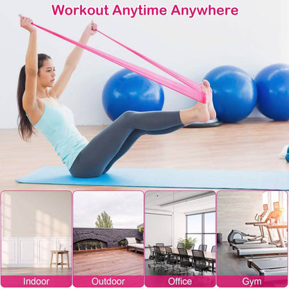 Yoga Resistance Band 3 Sets Non-Toxic Skin-Friendly DailySale