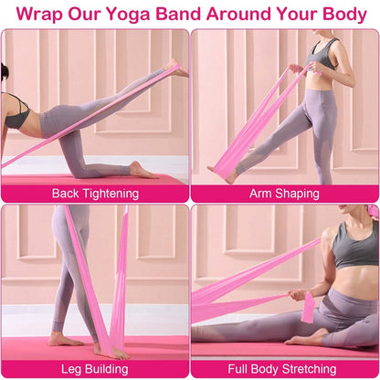 Yoga Resistance Band 3 Sets Non-Toxic Skin-Friendly DailySale