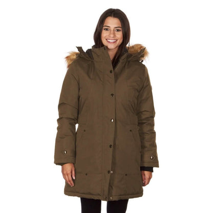 Yoki Women's Mid Length Hooded Puffy Coat DailySale
