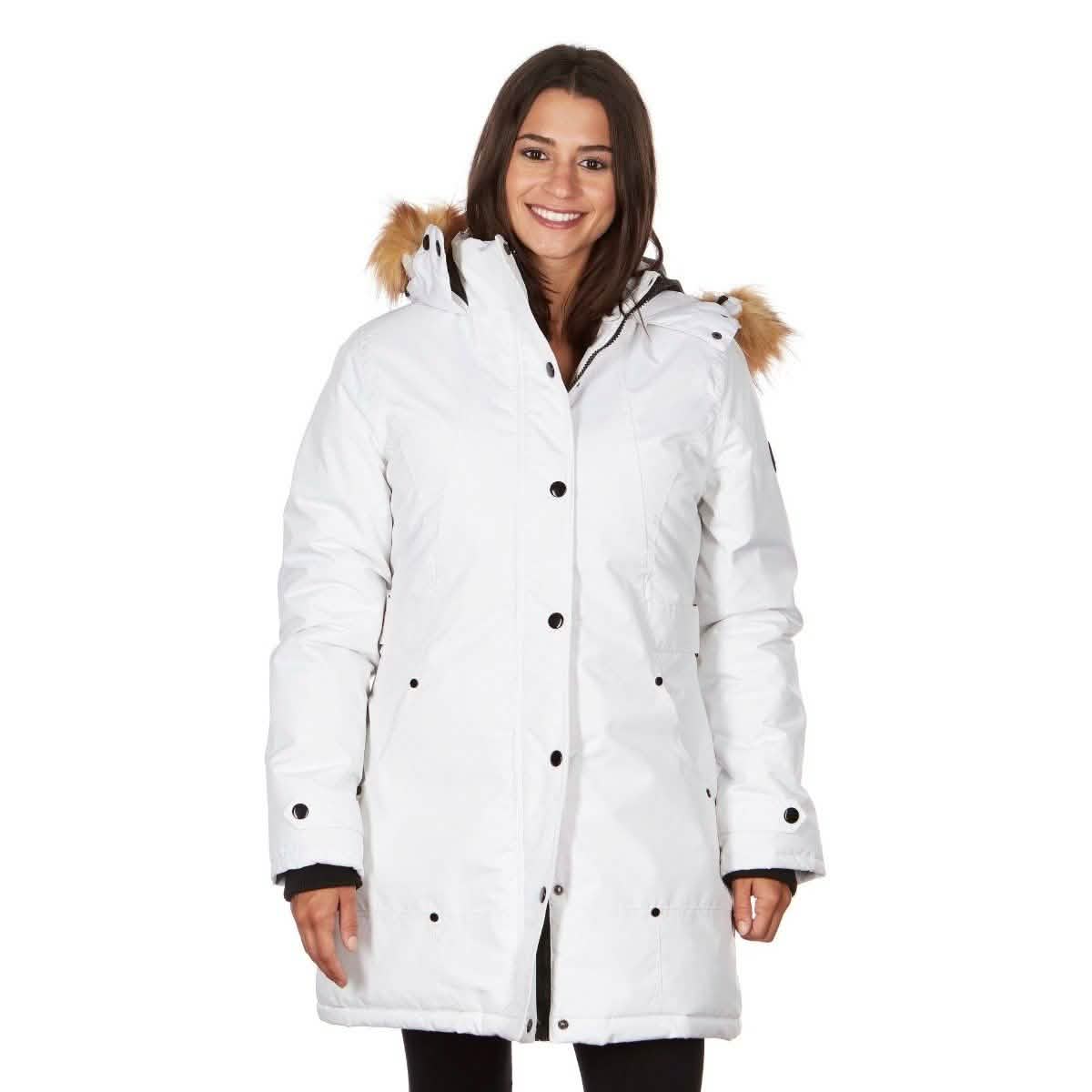 Yoki Women's Mid Length Hooded Puffy Coat DailySale