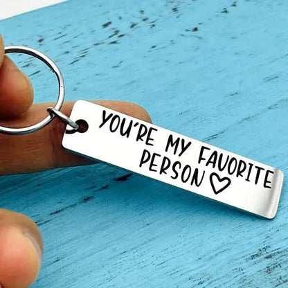 You're My Favorite Person Keychain DailySale