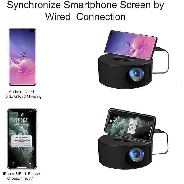 YT200 LED Projector Mini Handheld DailySale