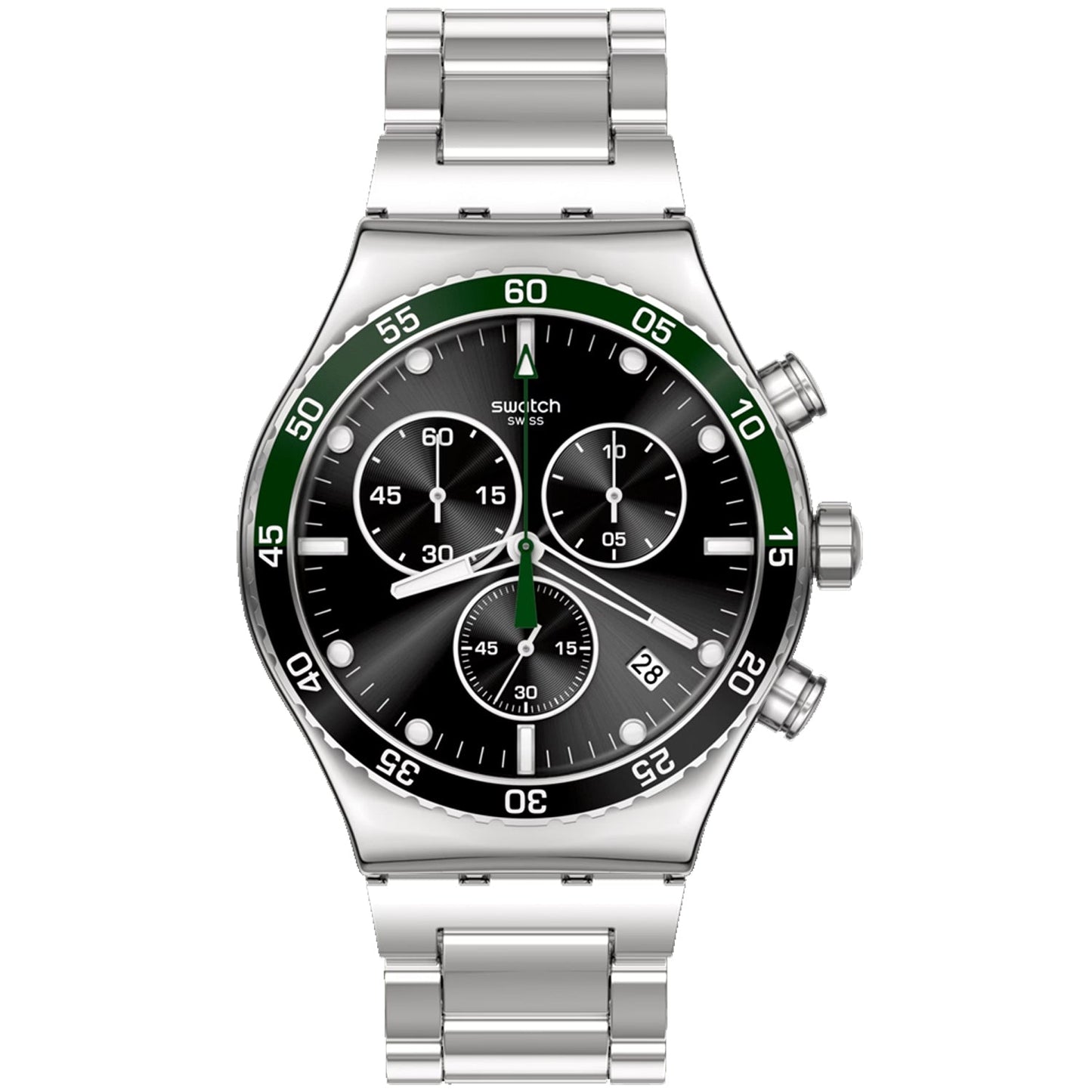 Swatch Men's Dark Green Irony Bids.com