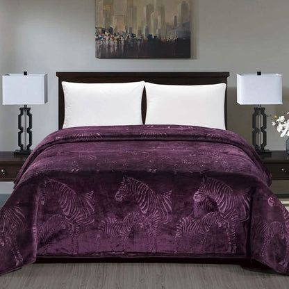Zebra Designed Premium Flannel Fleece Blanket DailySale