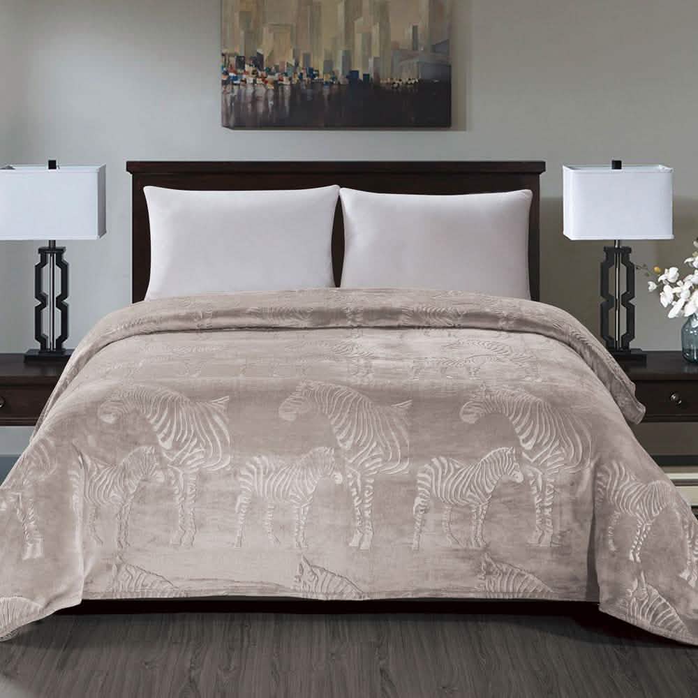 Zebra Designed Premium Flannel Fleece Blanket DailySale